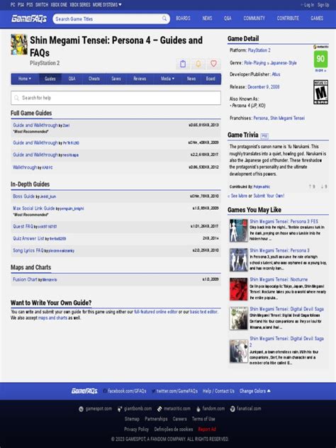 PlayStation 2 – Guides and FAQs .